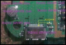 LG GT-360 Jump conector de carga e conector bateria..jpg